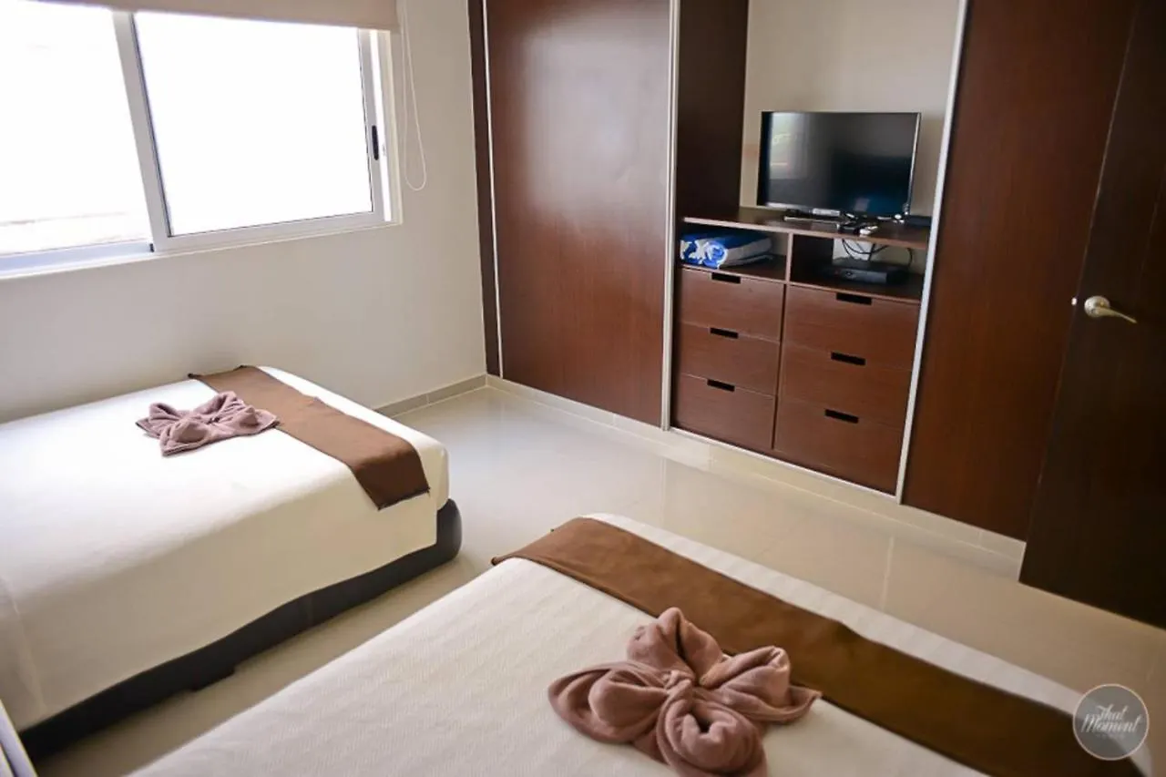 Holiday home 3 Bedroom Penthouse With Private Rooftop + Jacuzzi, Pool, Gym & Beach Club, Sabbia Playa del Carmen