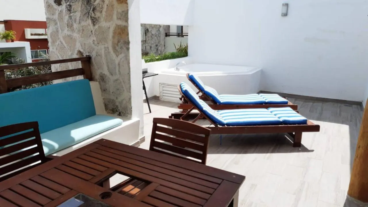 3 Bedroom Penthouse With Private Rooftop + Jacuzzi, Pool, Gym & Beach Club, Sabbia Playa del Carmen Mexico